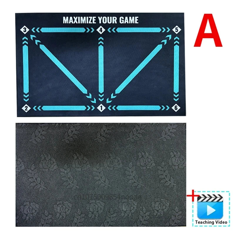 DribbleKick Football Training Mat — Footwork & Ball Control Trainer
