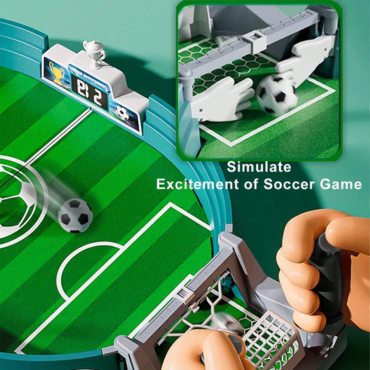 DuelKick Tabletop Football Game — 2-Player Mini Soccer Table
