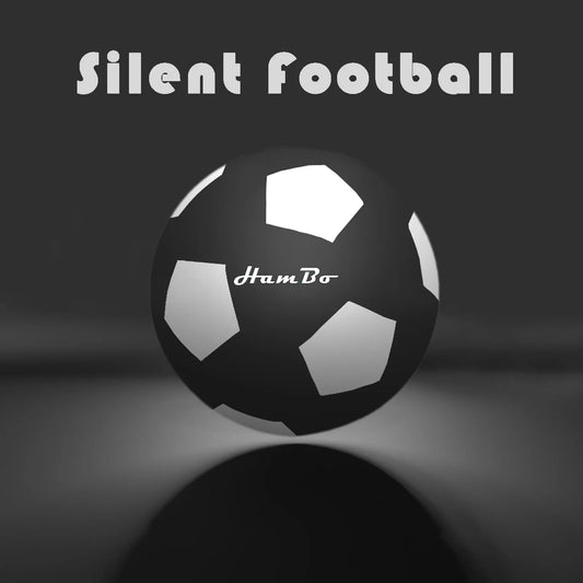 QuietKick Silent Foam Football — Indoor Soundless Soccer Ball