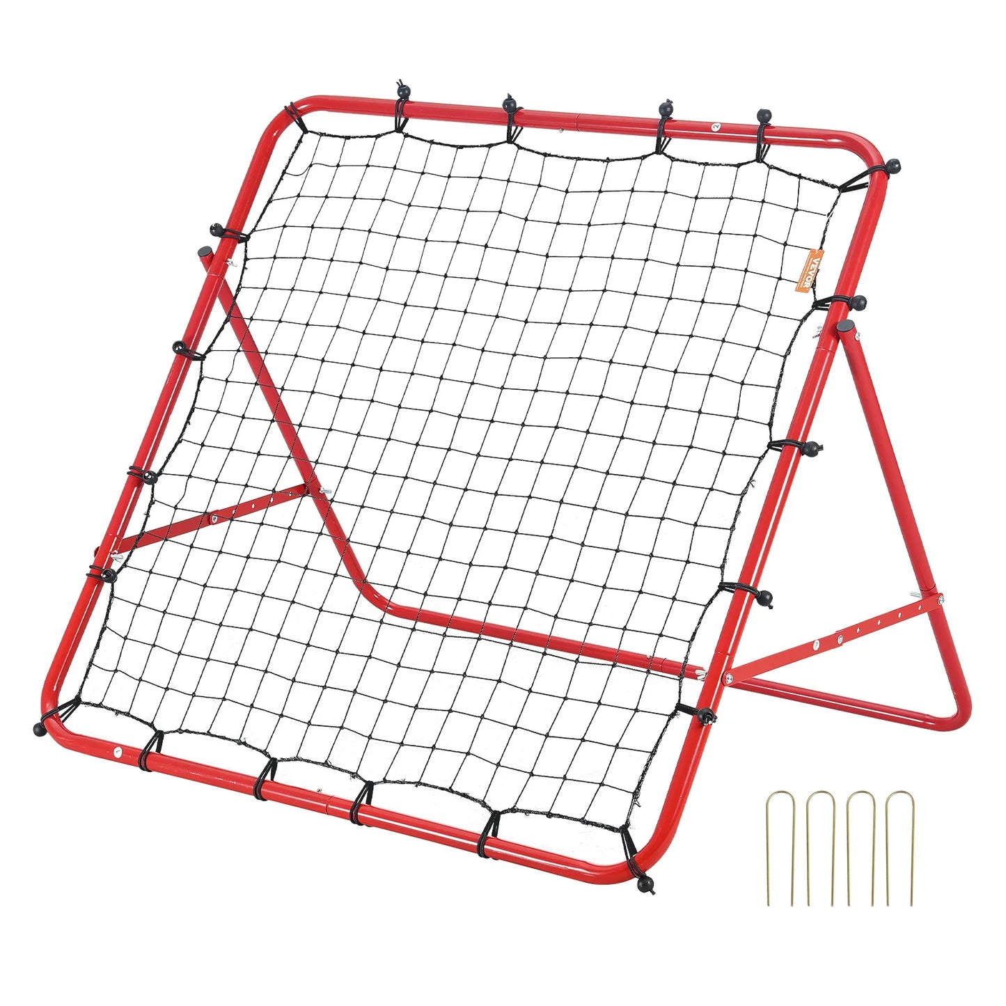 Kick Back Pro Soccer Rebound Net — Adjustable Solo Training Net