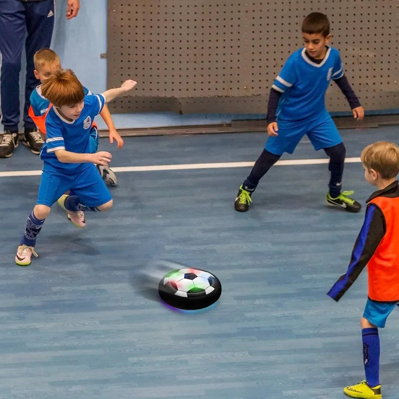 HoverKick LED Hover Soccer Ball — Indoor Air-Cushioned Football